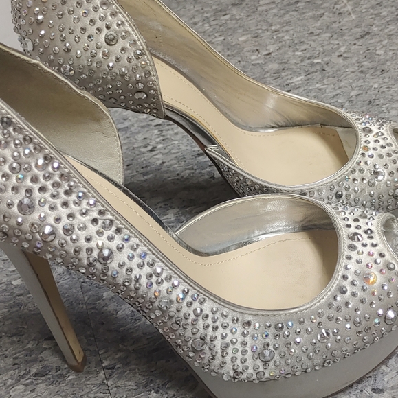 Aldo Sequenced Bedazzled Heels - Picture 2 of 6